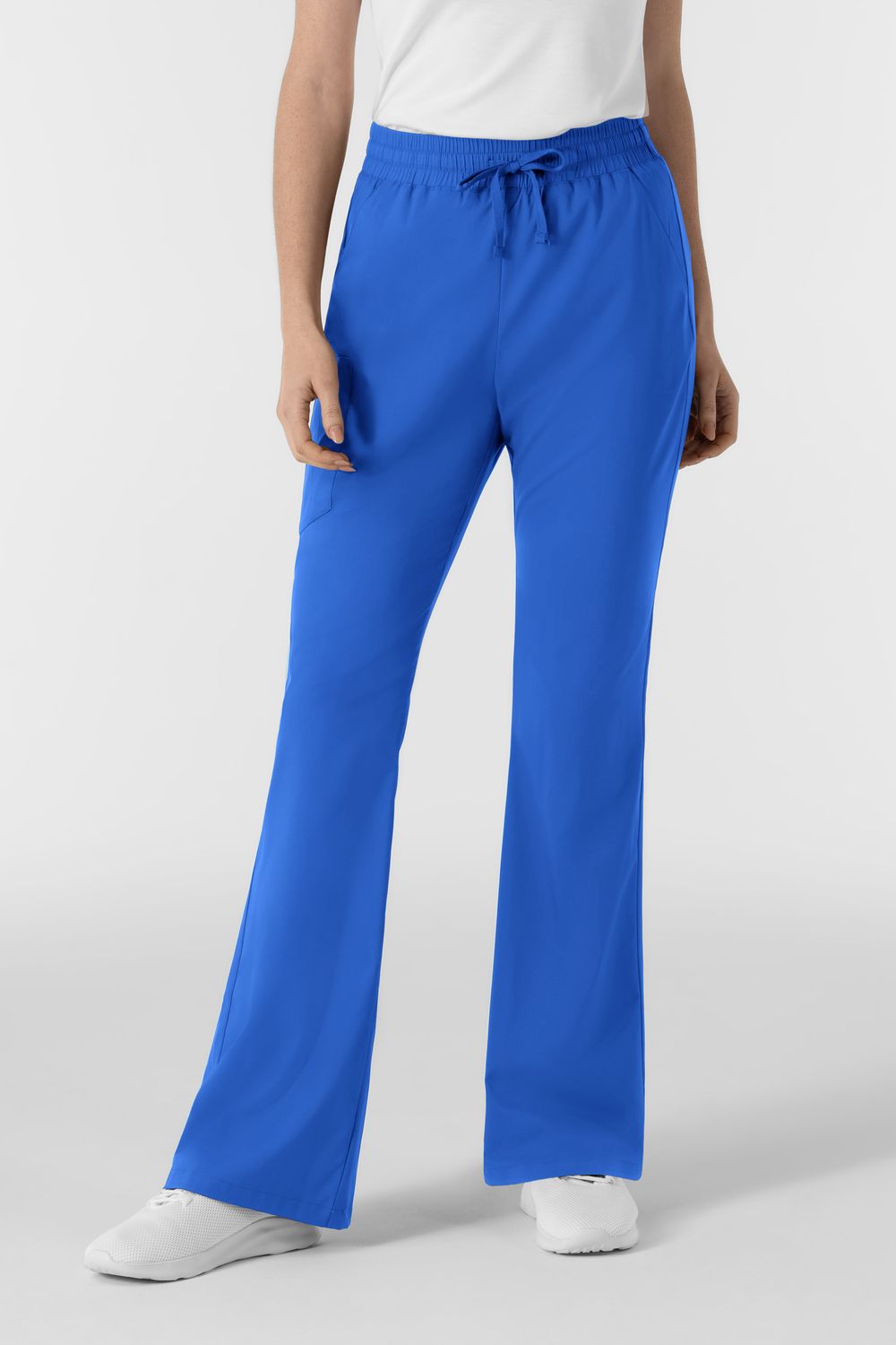 Pantalone donna 5551 svasato - royal blue