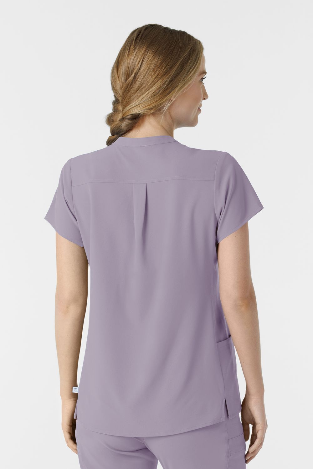 Casacca donna 6734 scollo alla coreana - glicine