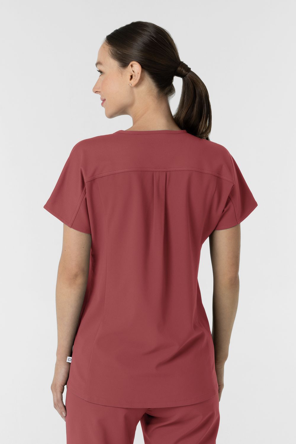 Casacca donna 6154 scollo a V - ruby