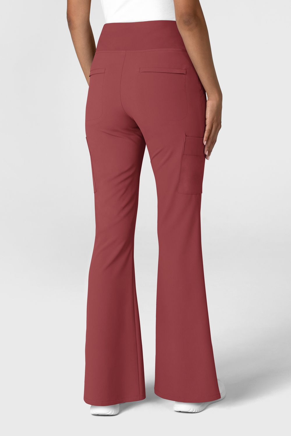 Pantalone donna 5534 cargo svasato - ruby