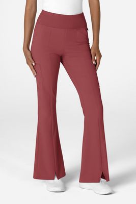 Pantalone donna 5534 cargo svasato - ruby