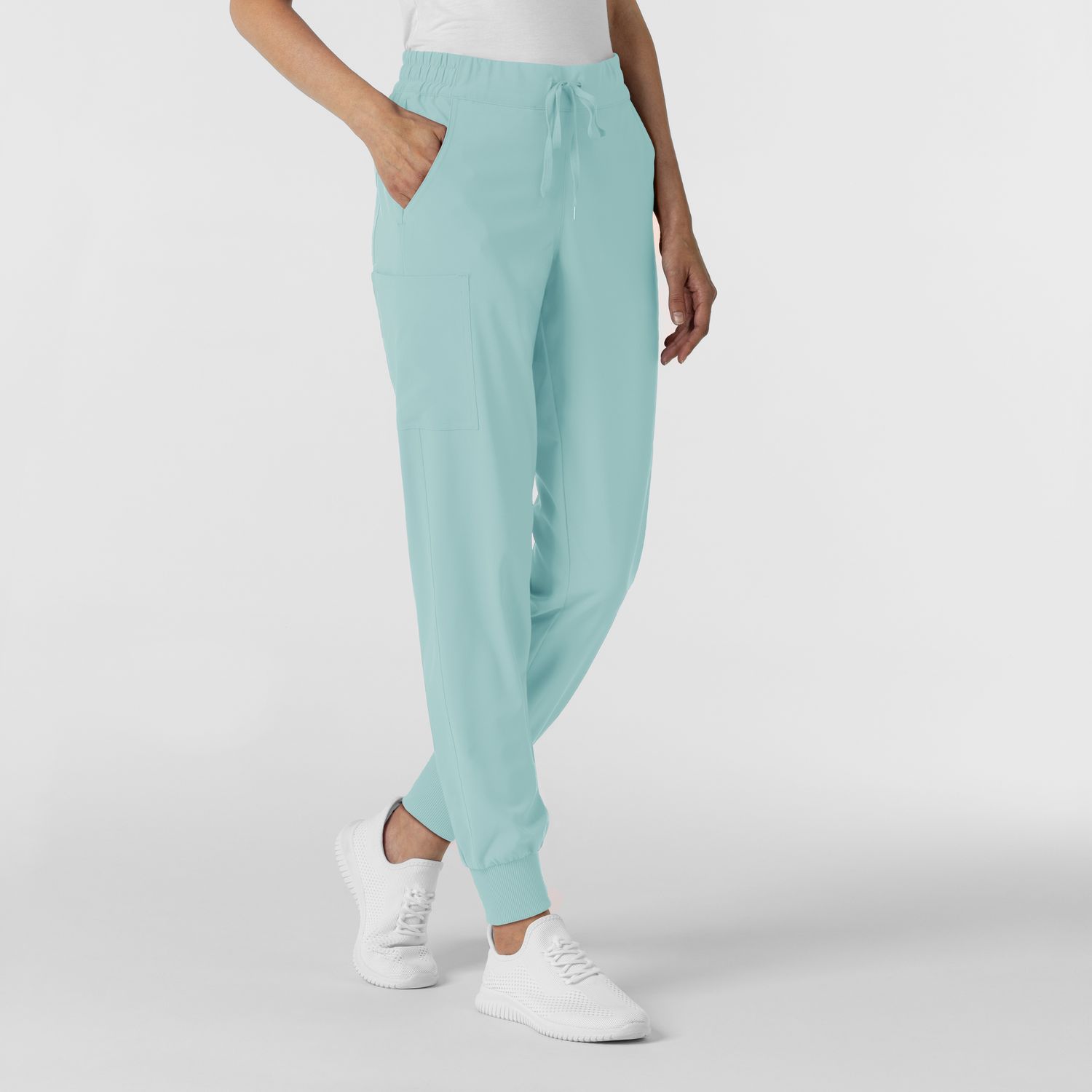 Pantalone donna 5934 cargo jogger - coastal blue