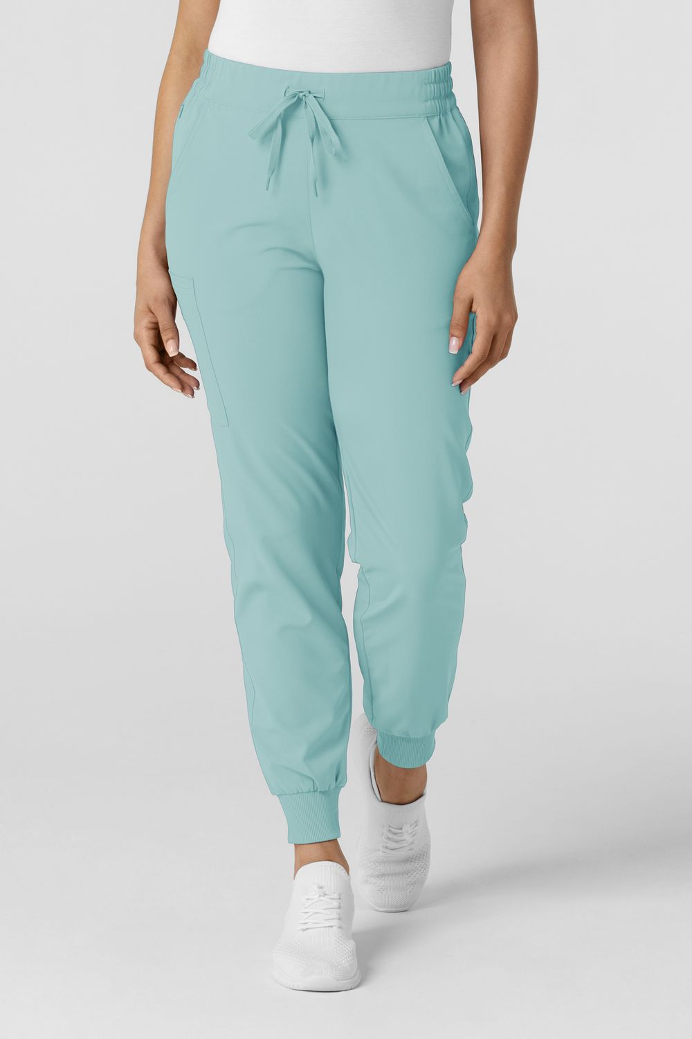 Pantalone donna 5934 cargo jogger - coastal blue