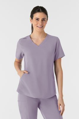 Casacca donna 6254 scollo a V arrotondato - wisteria