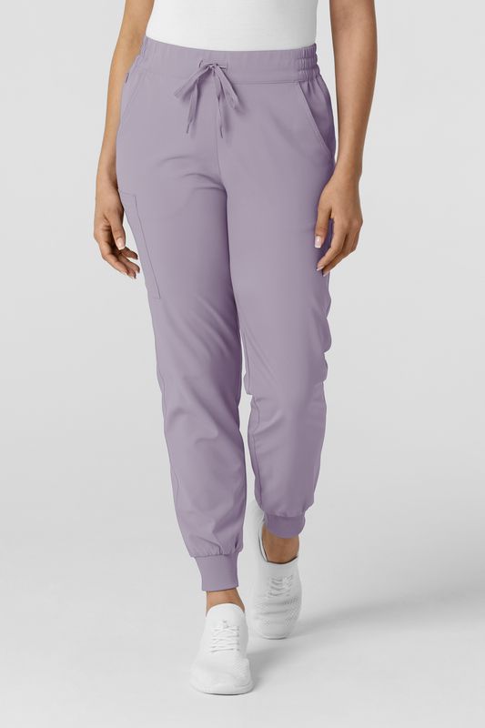 Pantalone donna 5934 cargo jogger - glicine