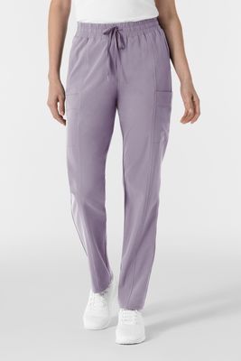 Pantalone donna 5254 dritto vita alta - wisteria