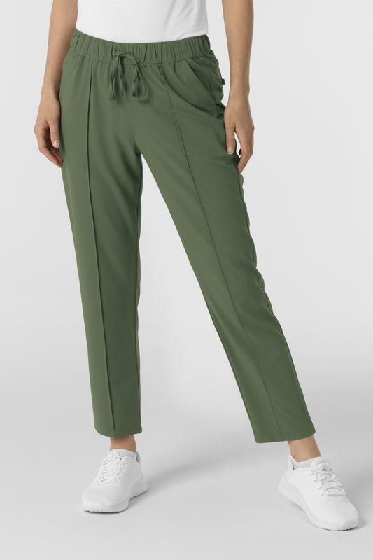Pantalone donna 5154 dritto corto NoCargo - olive