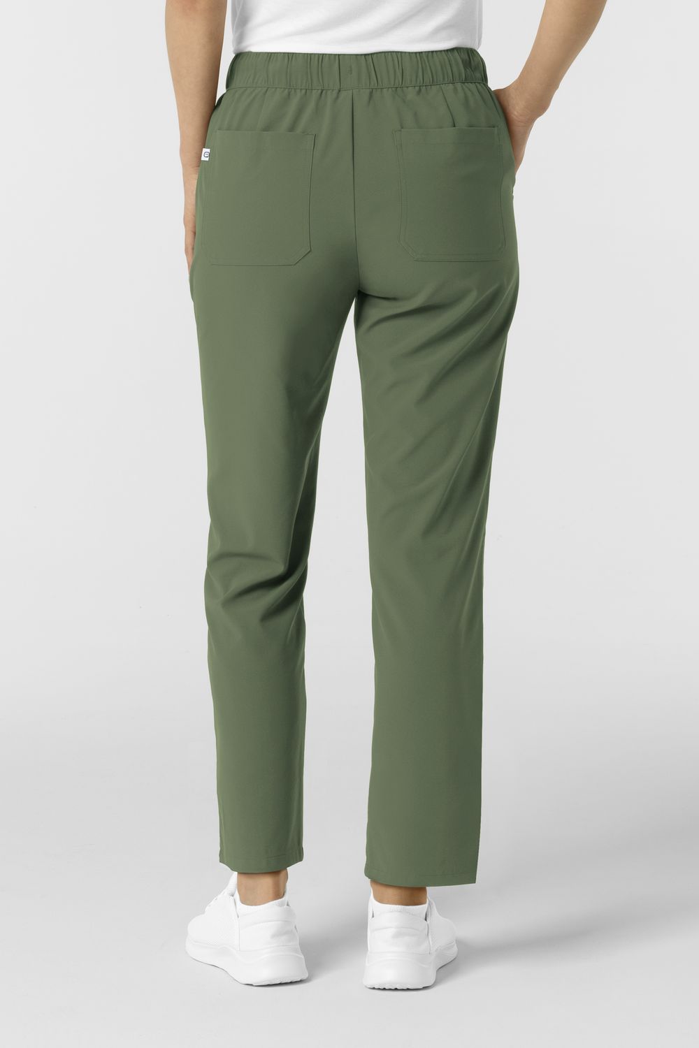 Pantalone donna 5154 dritto corto NoCargo - olive