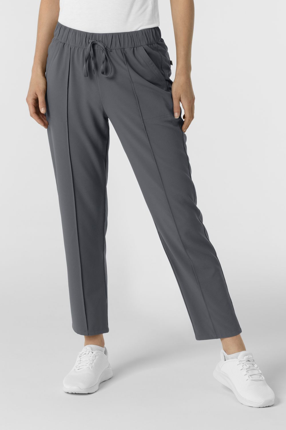 Pantalone donna 5154 dritto corto - pewter