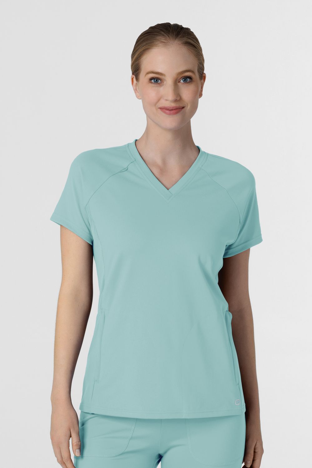 Casacca donna 6259 scollo a V - coastal blue