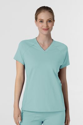 Casacca donna 6259 scollo a V - coastal blue