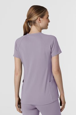 Casacca donna 6259 scollo a V - glicine