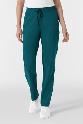 Pantalone donna 5254 dritto vita alta - caribbean blue Pantalone donna 5254 dritto vita alta - caribbean blue