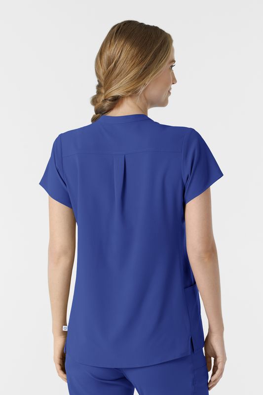 Casacca donna 6734 scollo alla coreana - galaxy blue