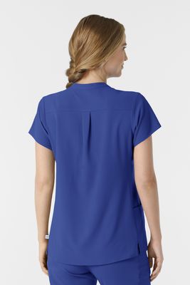 Casacca donna 6734 scollo alla coreana - galaxy blue