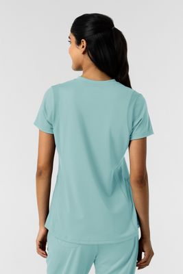 Casacca donna 6559 scollo a V - coastal blue