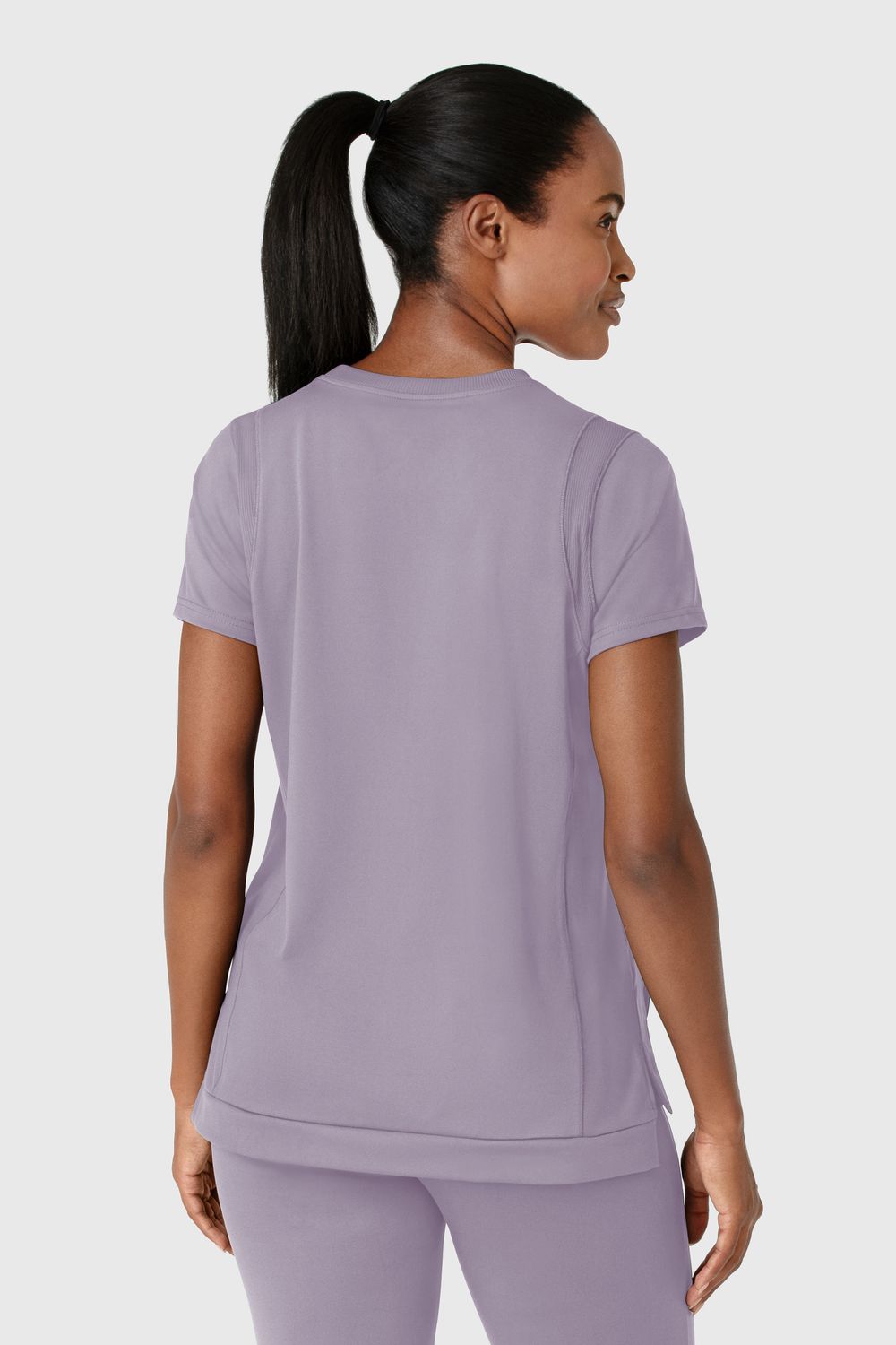 Casacca donna 6359 girocollo - glicine