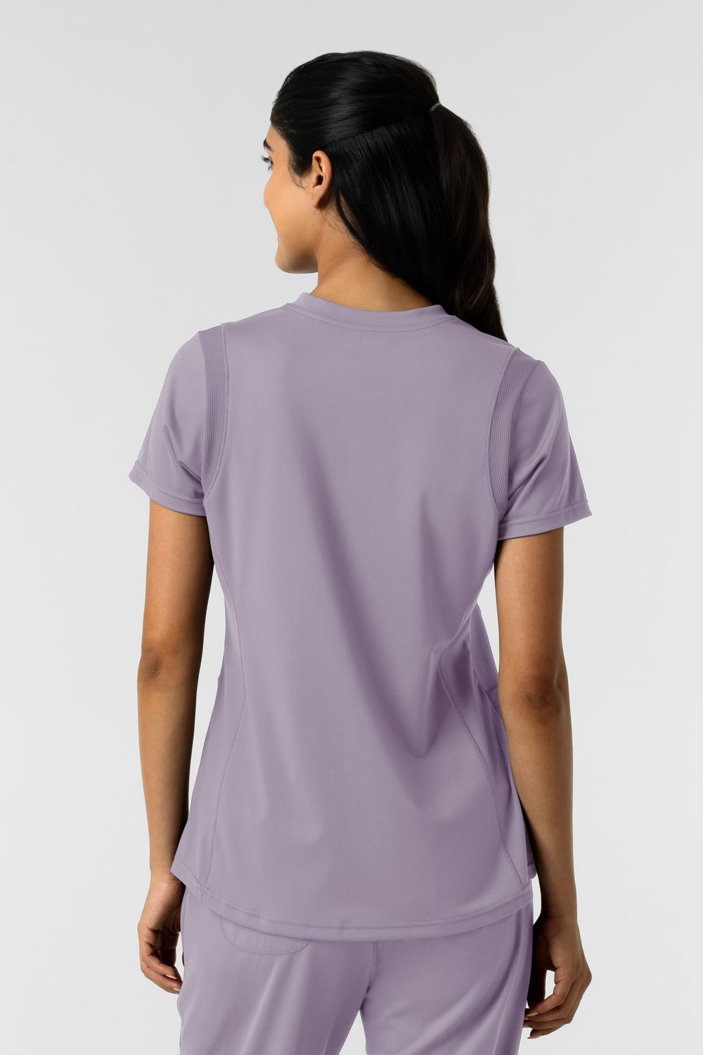 Casacca donna 6559 scollo a V - glicine