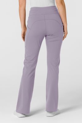 Pantalone donna 5459 yoga svasato - glicine