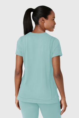 Casacca donna 6359 girocollo - acquamarina