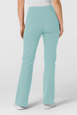 Pantalone donna 5459 yoga svasato - coastal blue