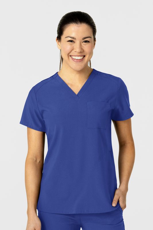 Casacca donna 6045 scollo a V - galaxy blue