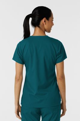 Casacca donna 6451 girocollo - caribbean blue