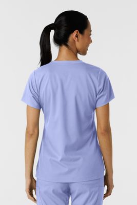 Casacca donna 6451 girocollo - ceil blue