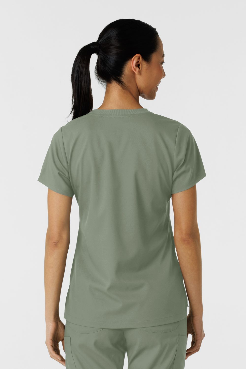 Casacca donna 6451 girocollo - sage