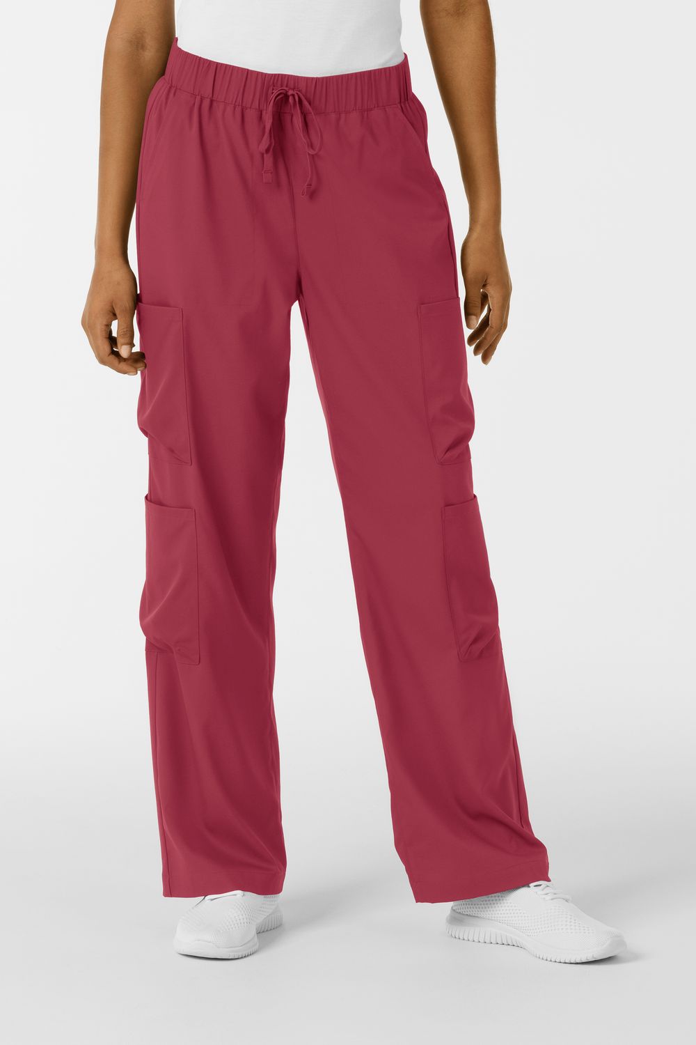 Pantalone donna 5451 doppio cargo - ruby