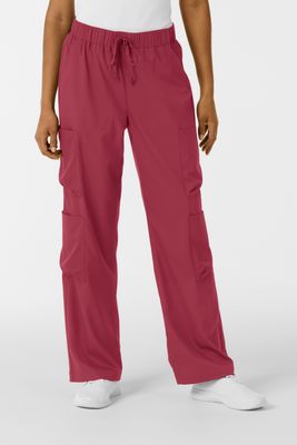 Pantalone donna 5451 doppio cargo - ruby