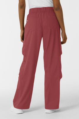 Pantalone donna 5451 doppio cargo - ruby