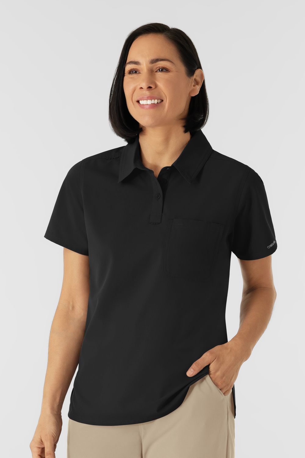 Casacca donna 6480 polo - black