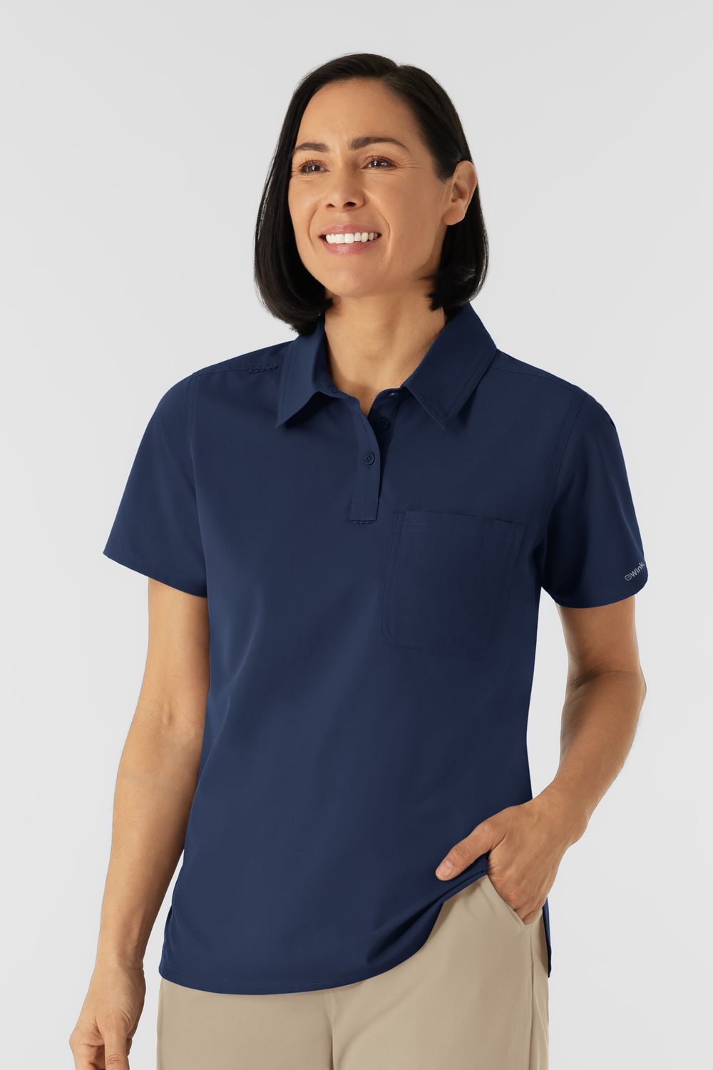 Casacca donna 6480 polo - navy blue