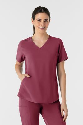 Casacca donna 6254 scollo a V arrotondato - garofano Casacca donna 6254 scollo a V arrotondato - garofano