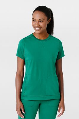 Casacca donna 6359 girocollo - verde bahama