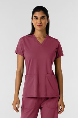 Casacca donna 6559 scollo a V - garofano