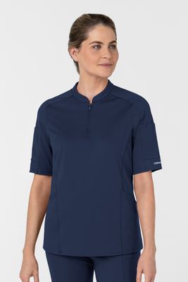 Casacca donna 6659 zip e mezza manica - blu navy Casacca donna 6659 zip e mezza manica - blu navy