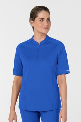 Casacca donna 6659 zip e mezza manica - blu royal Casacca donna 6659 zip e mezza manica - blu royal