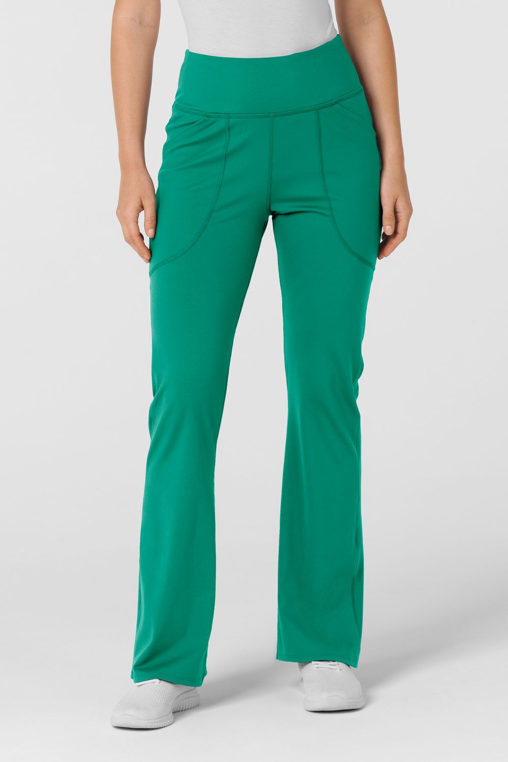 Pantalone donna 5459 yoga svasato - verde bahama Pantalone donna 5459 yoga svasato - verde bahama