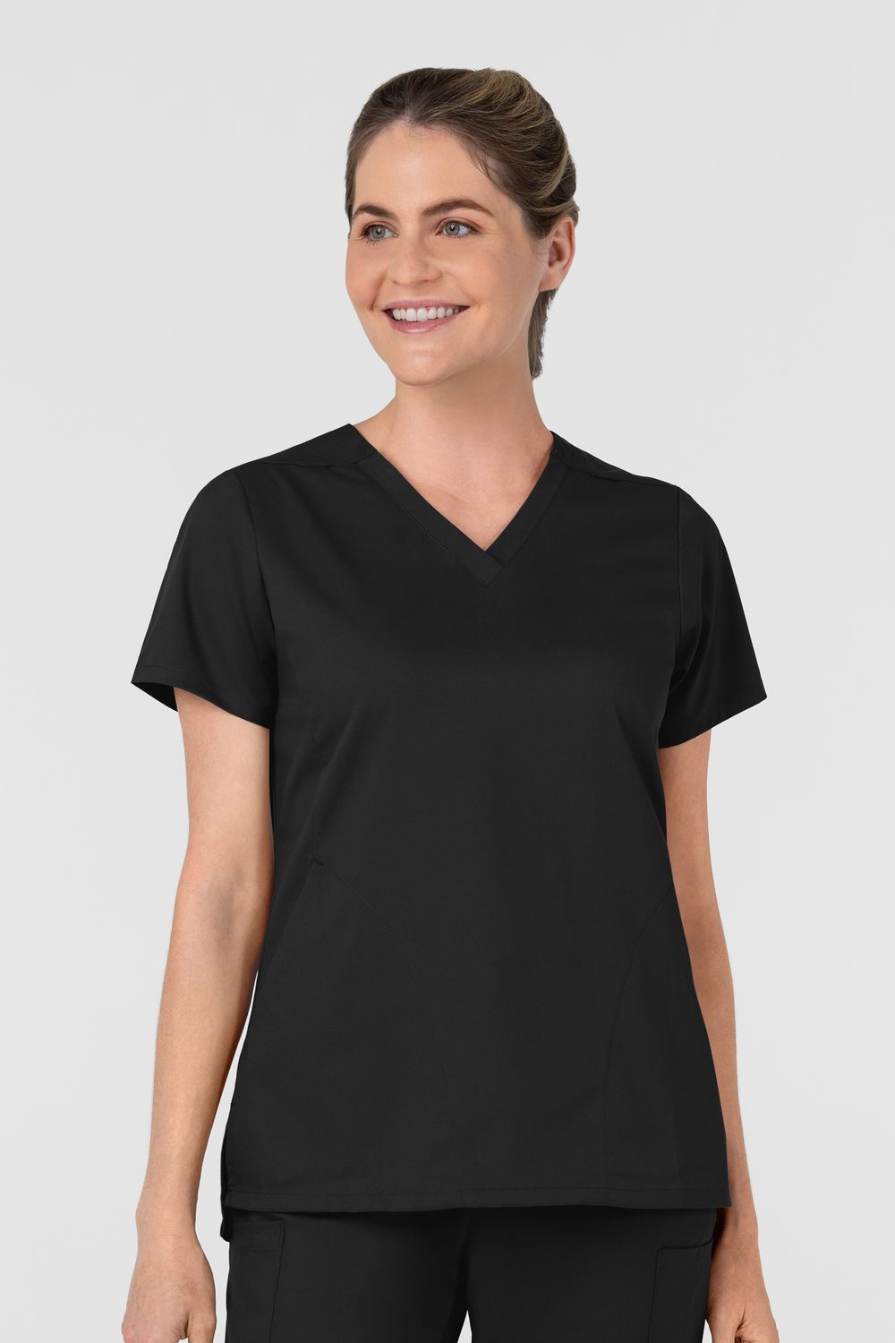 Casacca donna 6751 scollo a V - nero Casacca donna 6751 scollo a V - nero