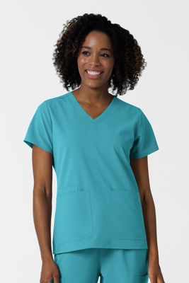 Casacca donna 6180 scollo a V - smeraldo Casacca donna 6180 scollo a V - smeraldo