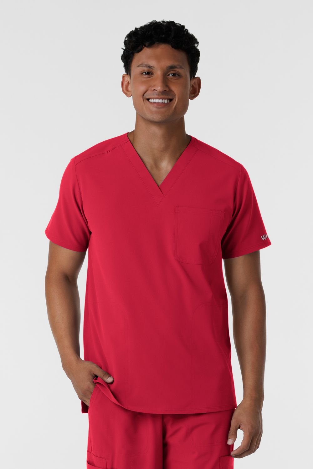 Casacca uomo 6380 scollo a V - rosso Casacca uomo 6380 scollo a V - rosso
