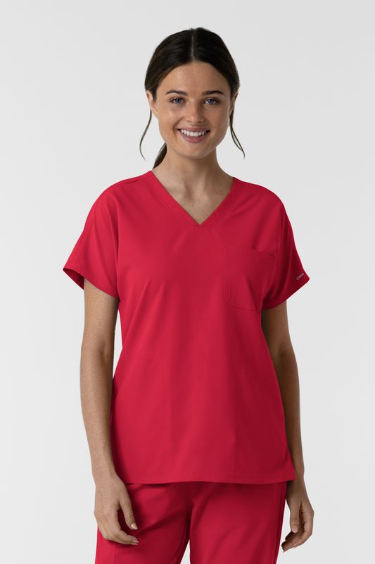 6280 con taschino - rosso