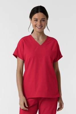 Casacca donna 6280 scollo a V - rosso Casacca donna 6280 scollo a V - rosso