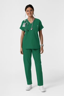 Casacca donna 6280 scollo a V - verde chirurgico