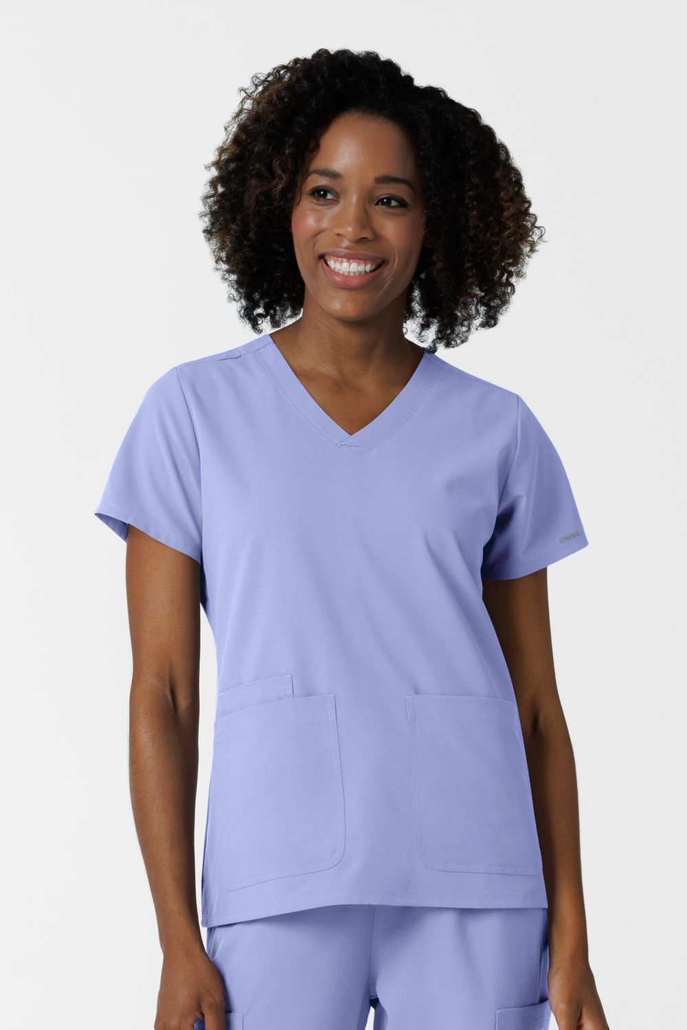Casacca donna 6180 scollo a V - celeste Casacca donna 6180 scollo a V - celeste