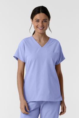 Casacca donna 6280 scollo a V - celeste Casacca donna 6280 scollo a V - celeste
