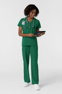 Casacca donna 6180 scollo a V - verde chirurgico