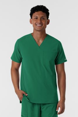Casacca uomo 6380 scollo a V - verde chirurgico